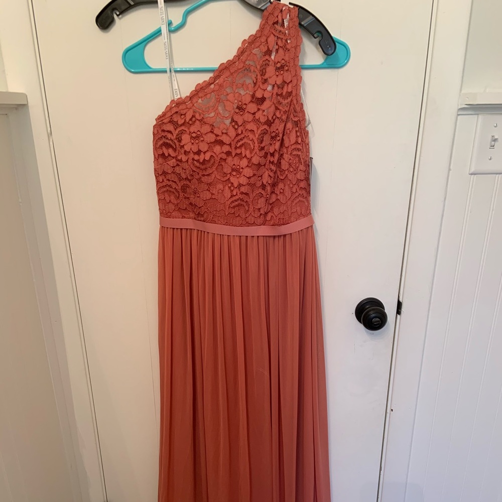 David’s bridal bridesmaid dress.